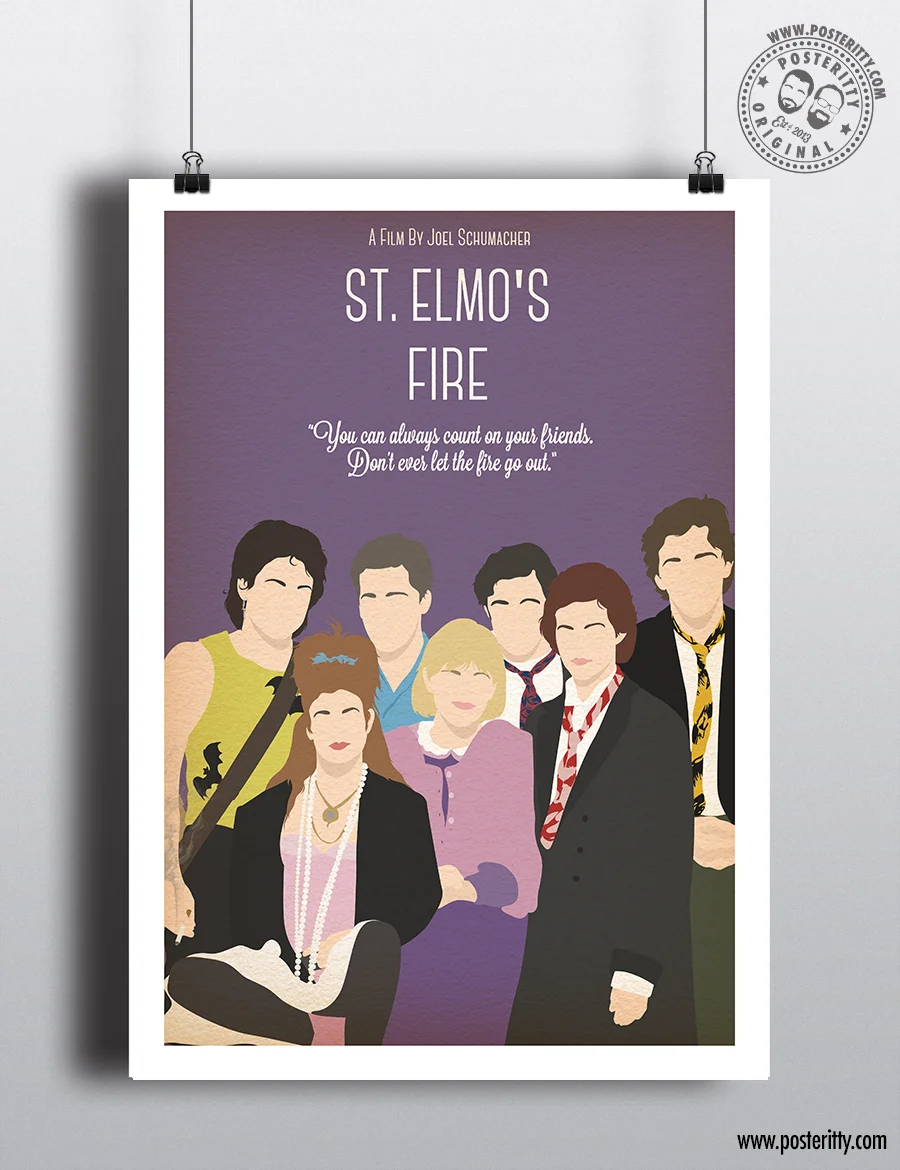 St. Elmo's Fire - Minimalist Movie Poster