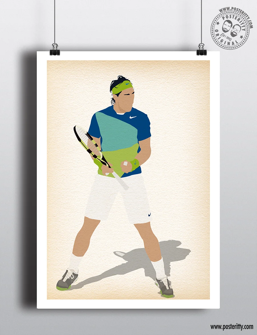 Rafa Nadal - Minimalist Tennis Poster