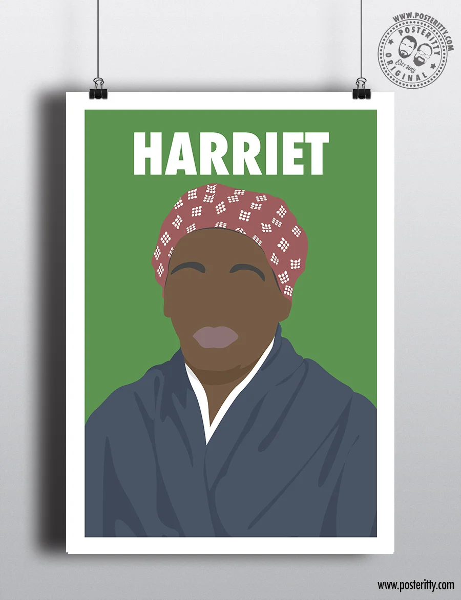 Harriet Tubman - Minimalist Female Icon Poster