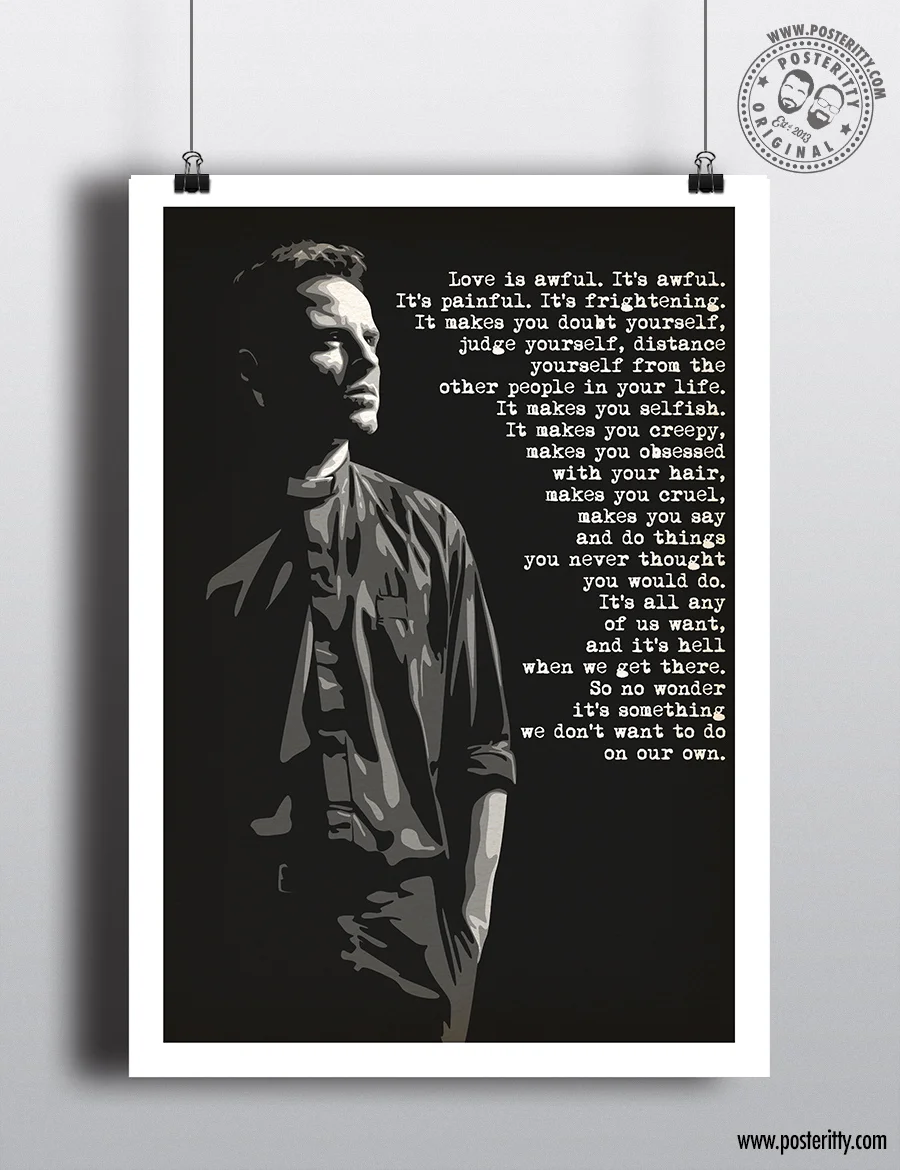 Fleabag - Hot Priest - Love Quote - Minimalist TV Poster