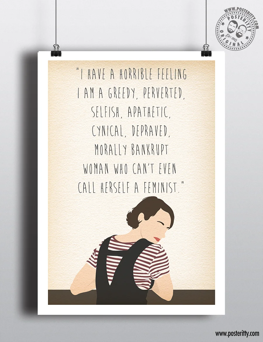 Fleabag - 'I have a feeling...' - Minimalist TV Quote Poster