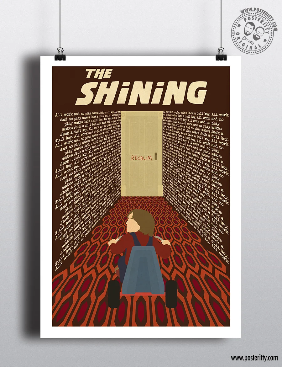 The Shining (Kart) - Minimalist Movie Poster