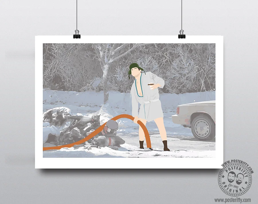 National Lampoons Christmas Vacation (Cousin Eddie) - Minimalist Christmas Movie Poster