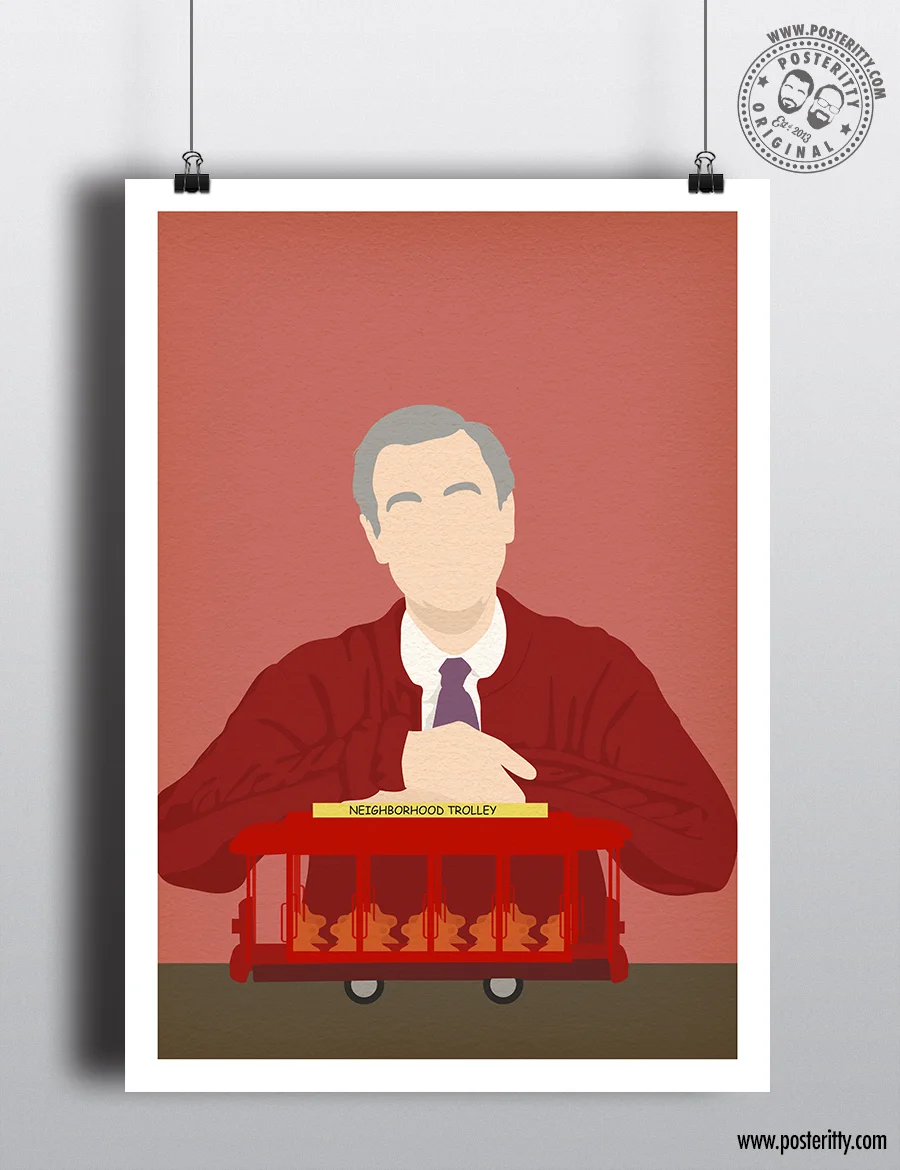 Mister Rogers  - Minimalist Poster