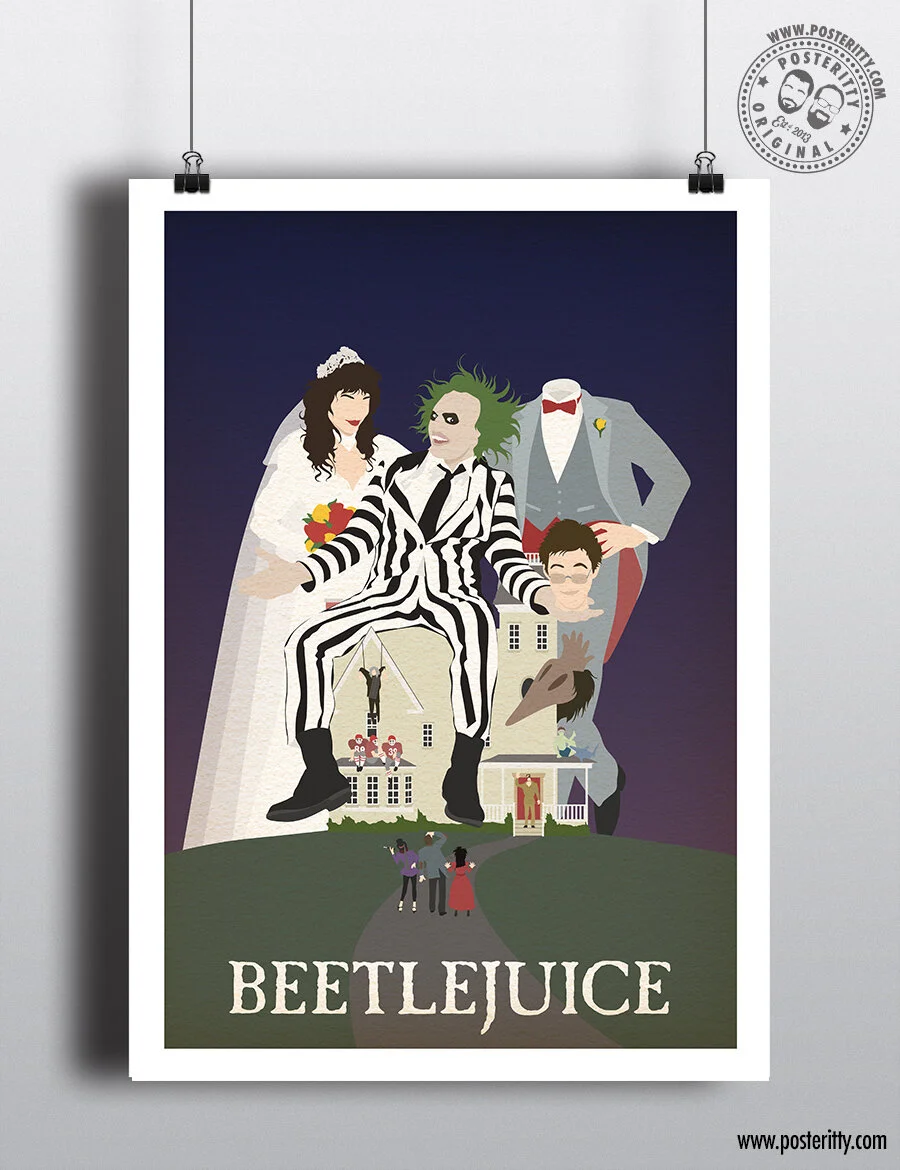 Beetlejuice - Minimal Movie Poster