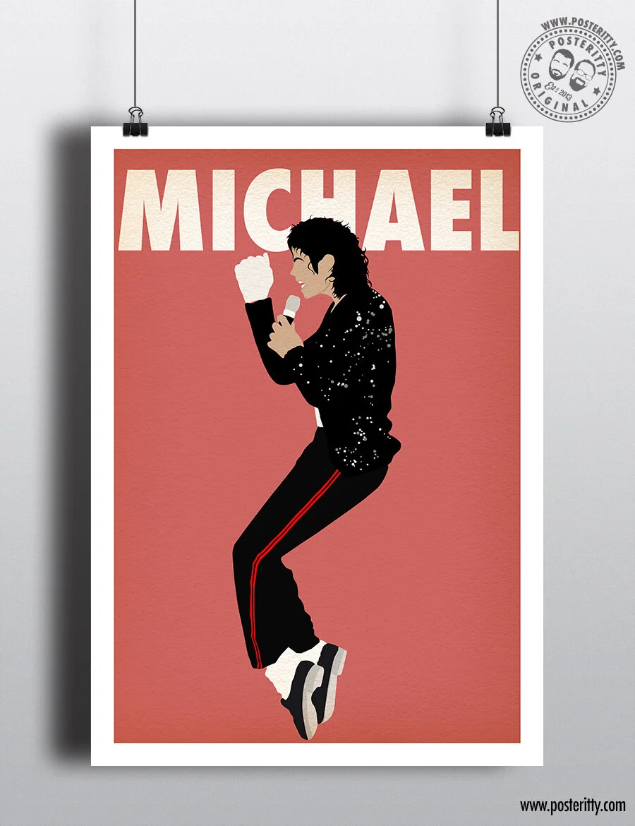 Michael Jackson (Toes) Music Icon - Minimalist Poster