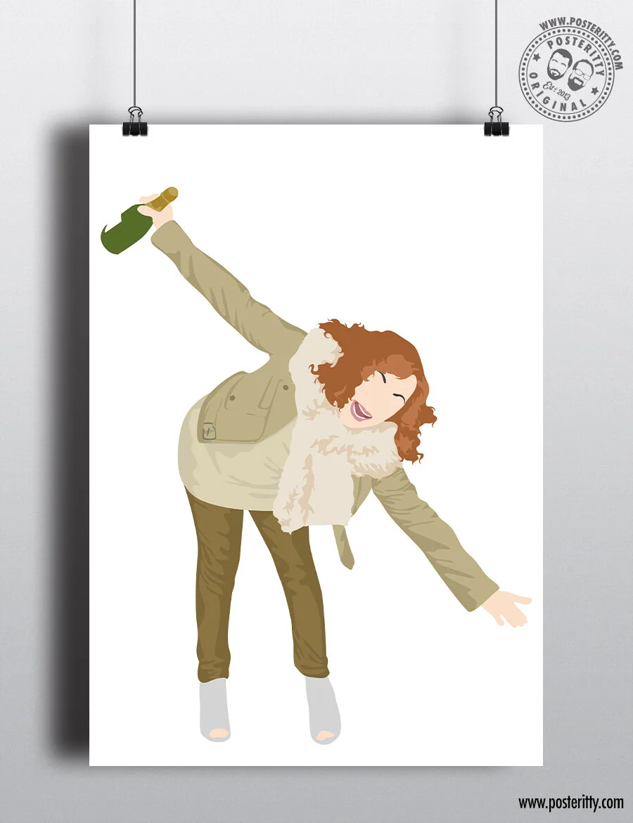 Eddie Monsoon (Absolutely Fabulous) - Minimalist Poster