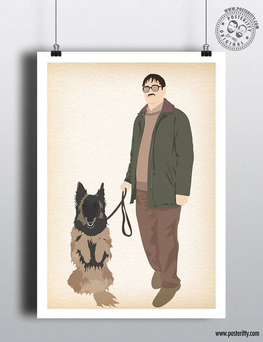 Jim &amp; Wilson (Friday Night Dinner)  - Minimalist  Poster