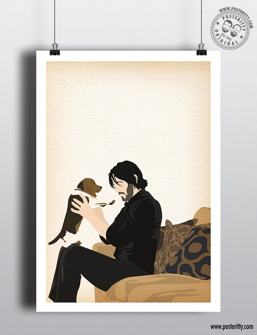 John Wick (Puppy) - Minimal Poster