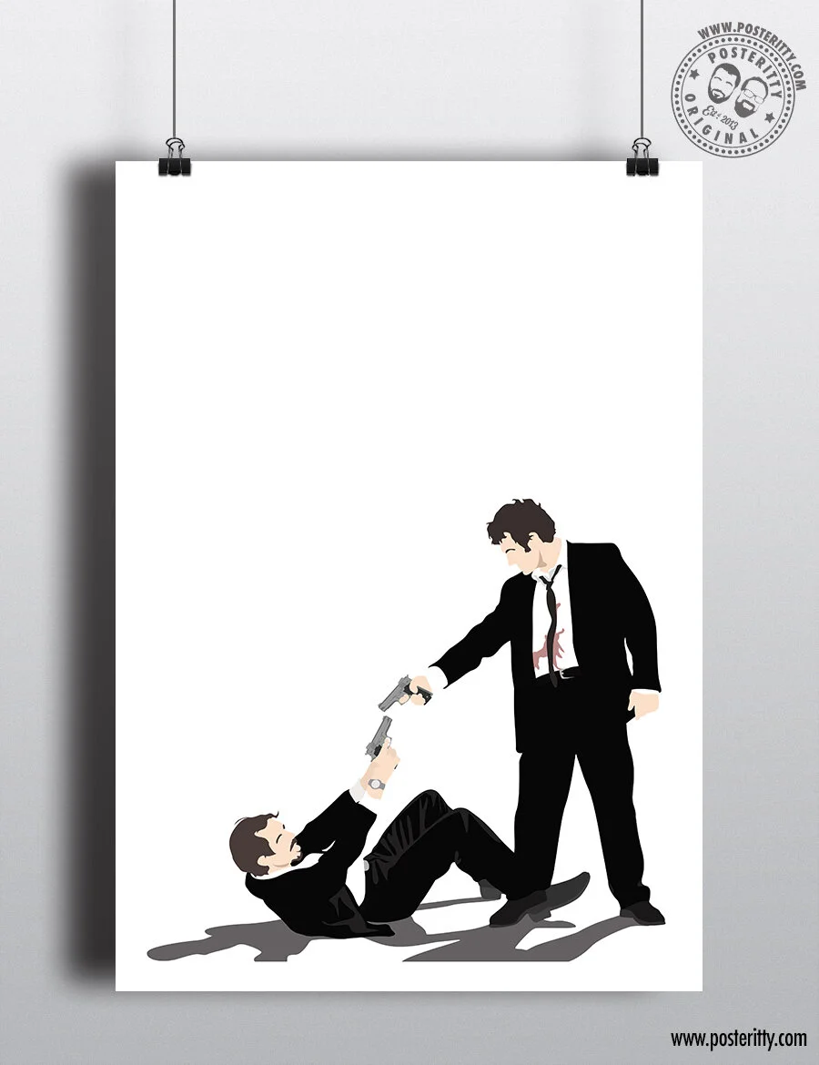 Reservoir Dogs (Face Off) - Minimal Poster