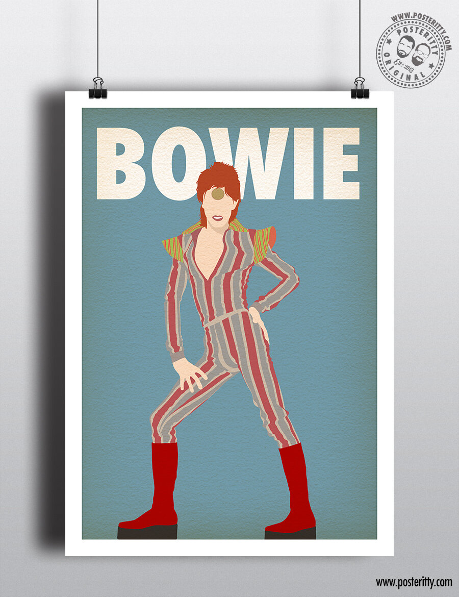 DAVID BOWIE Tokyo Pop Minimalist Music Poster Posteritty Minimal Print Icon