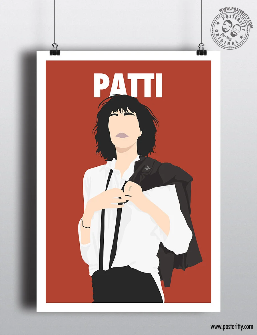 Patti Smith - Minimalist Female Icon Poster