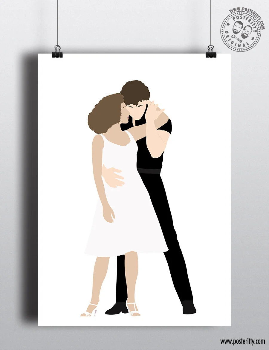 Dirty Dancing - Iconic Couples - Minimal Movie Poster