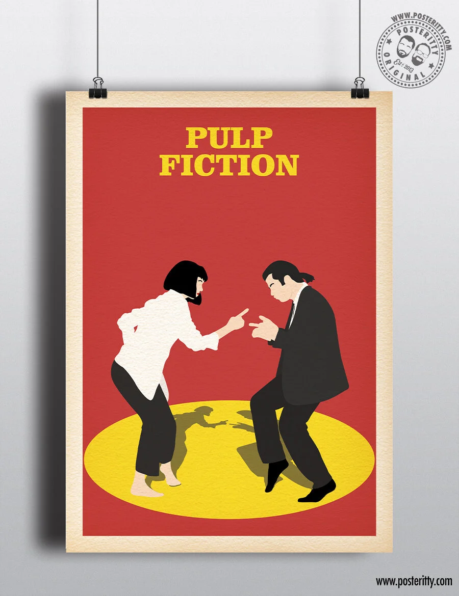 Pulp Fiction - Minimalist Movie Poster