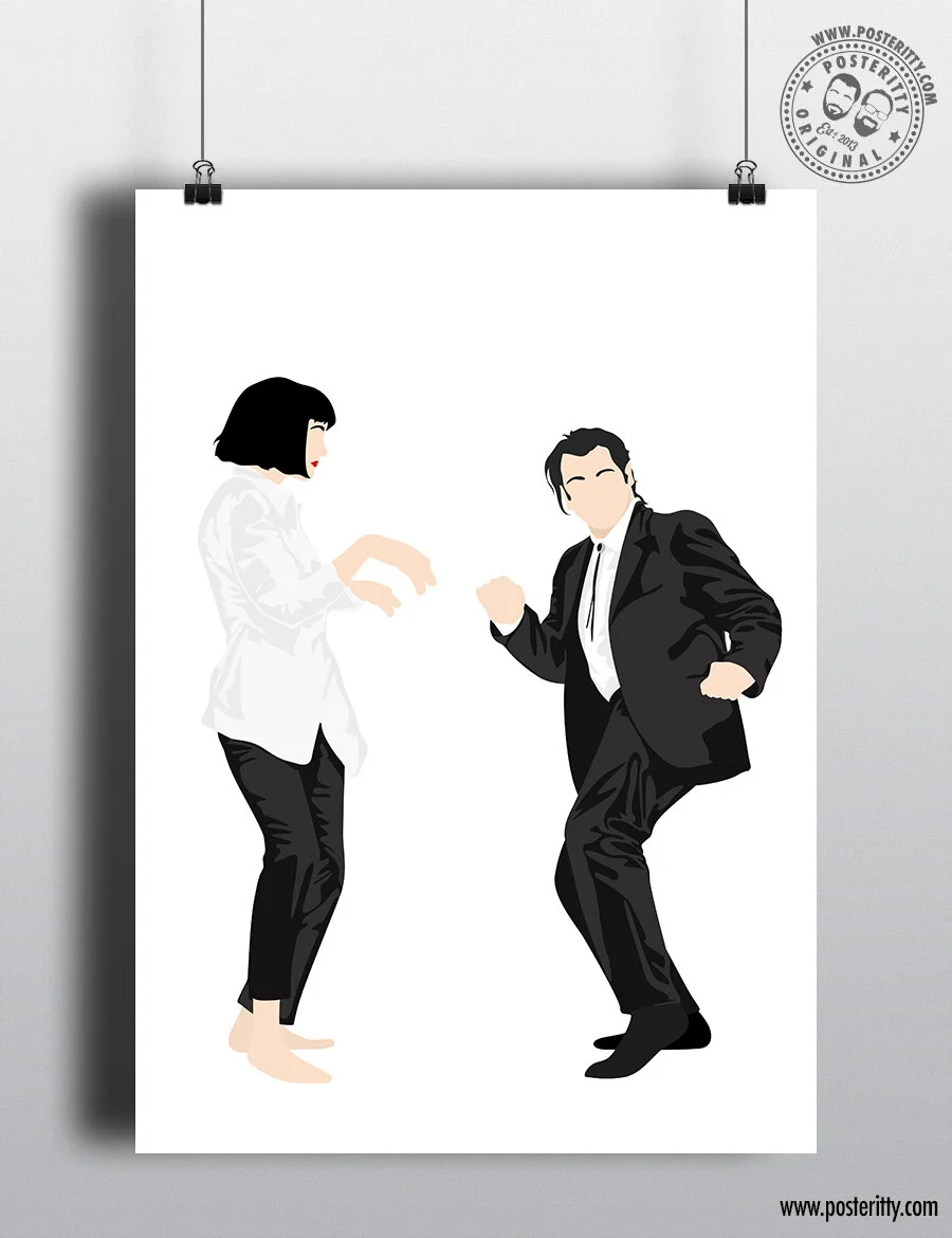 Pulp Fiction Dance (Twist) - Minimalist Poster