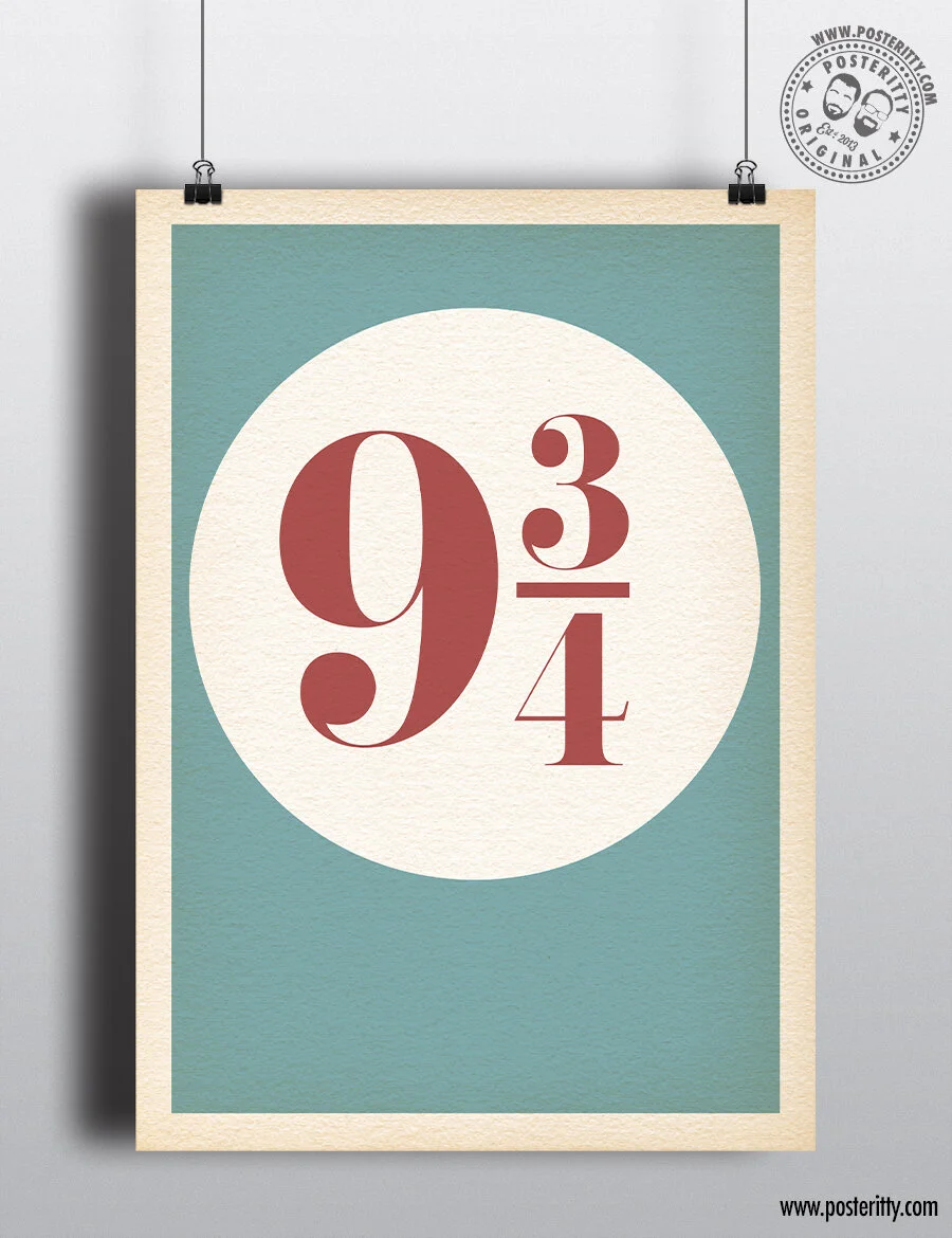 Platform 9 3/4 - Minimalist Movie Poster