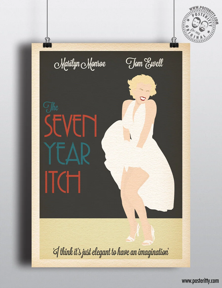 The Seven Year Itch - Minimalist Movie Poster