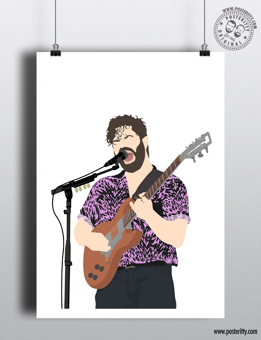 Foals Glastonbury 2019 - Minimalist Poster