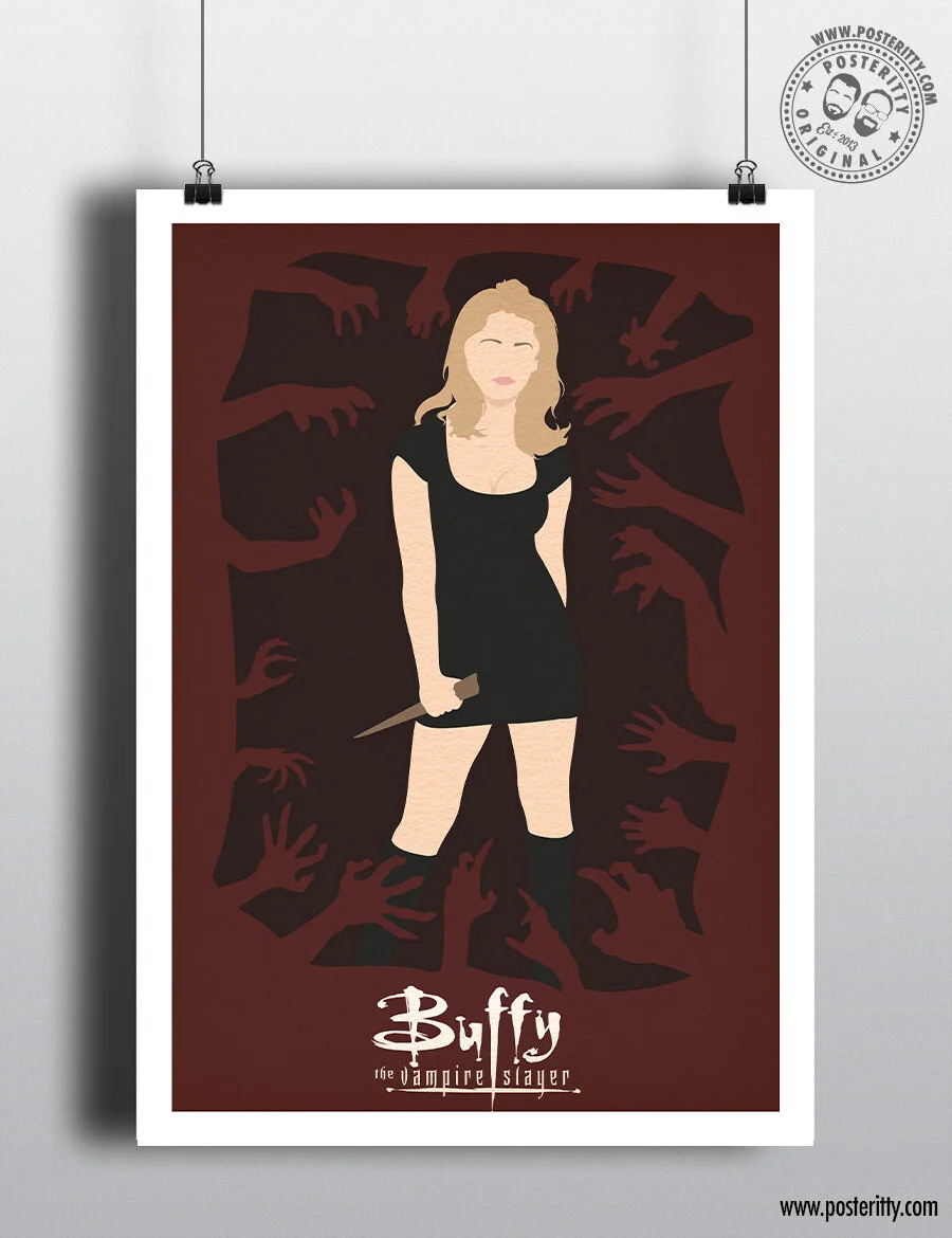 Buffy Vampire Slayer- Minimalist Poster