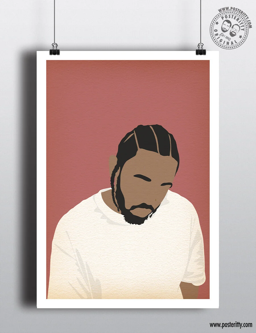 Kendrick Lamar - Damn - Minimalist Poster