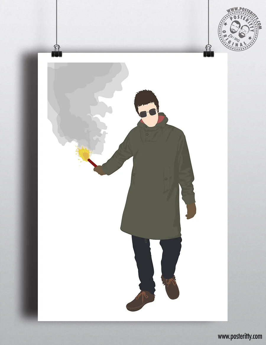 Liam Gallagher - Flare - Minimalist Poster