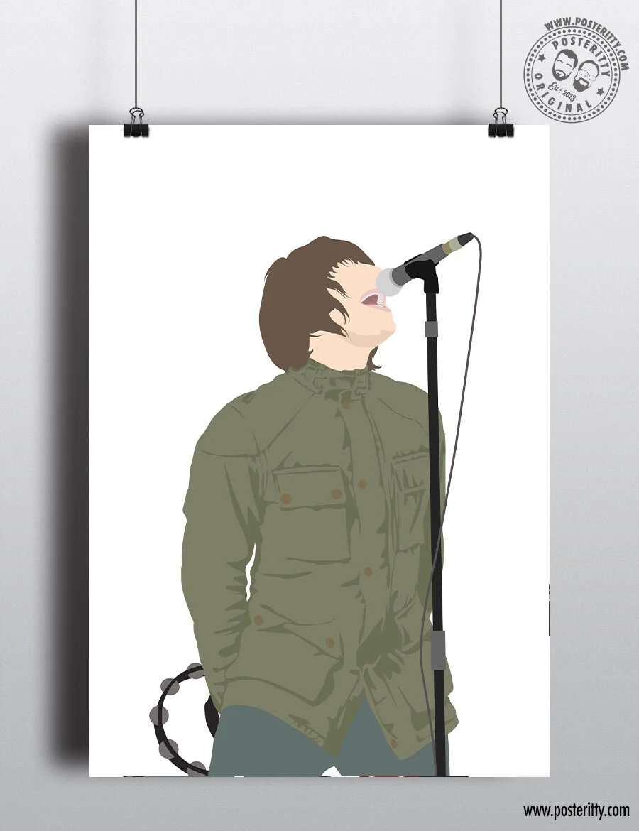 Liam Gallagher - Minimalist Poster