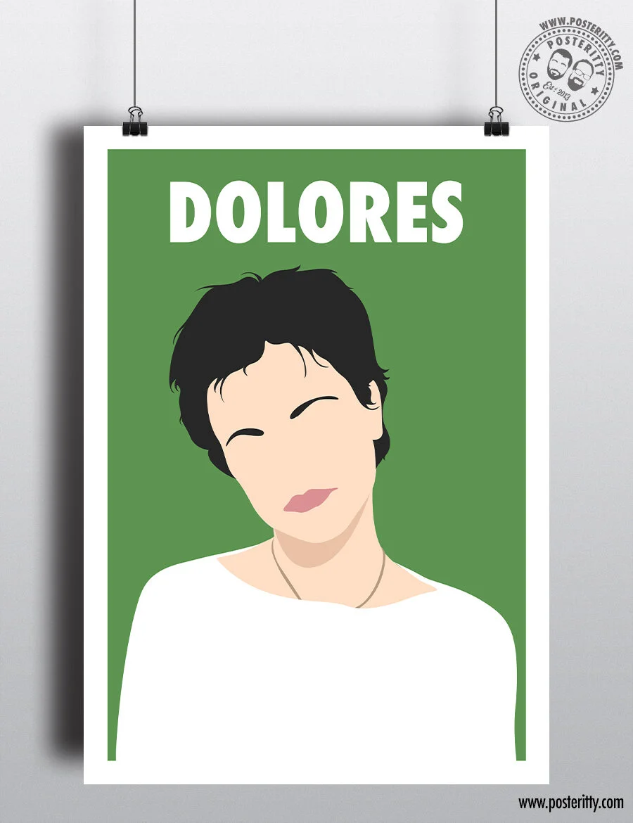 Dolores O'Riordan - Minimalist Female Icon Poster
