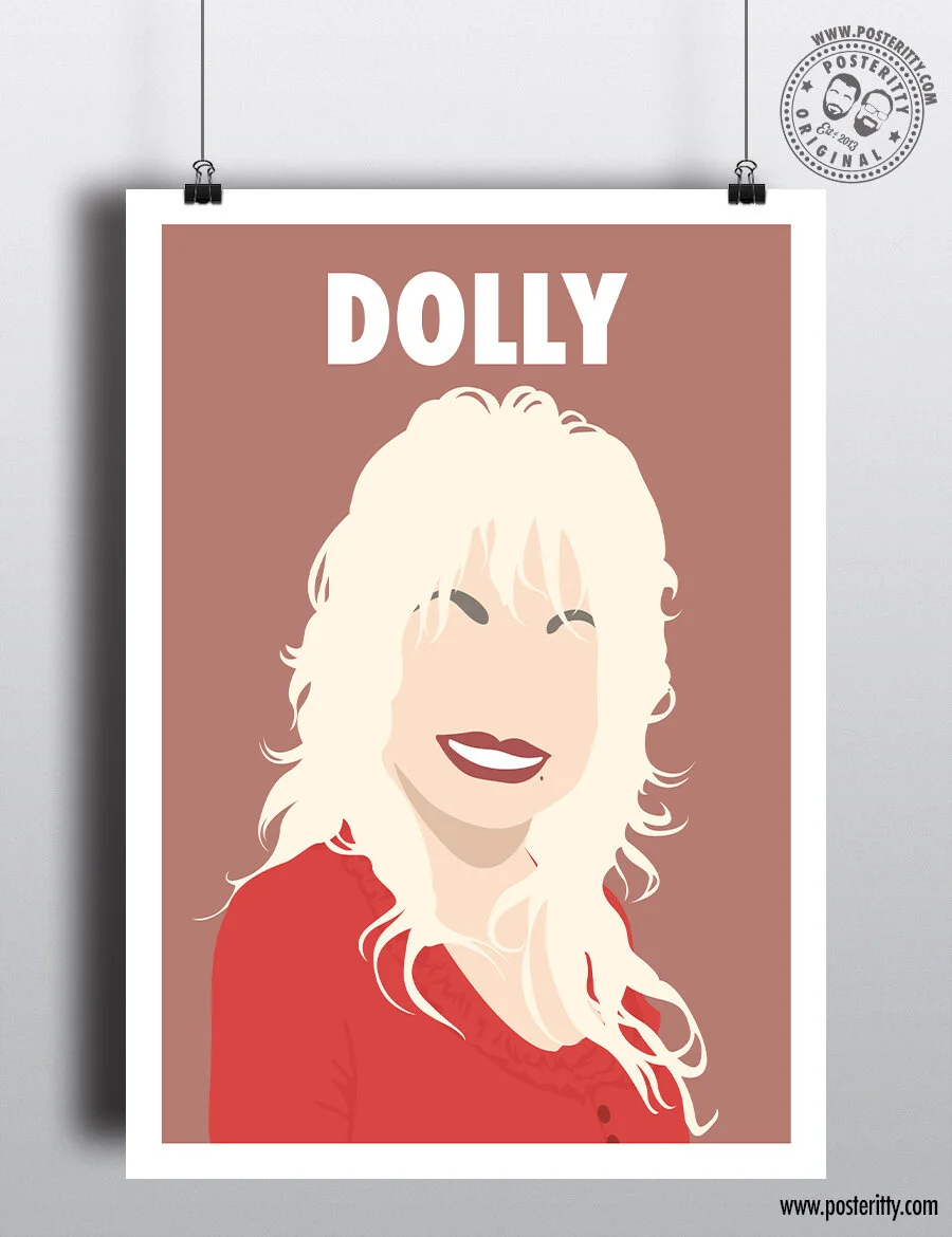 Dolly Parton 2 - Minimalist Female Icon Poster