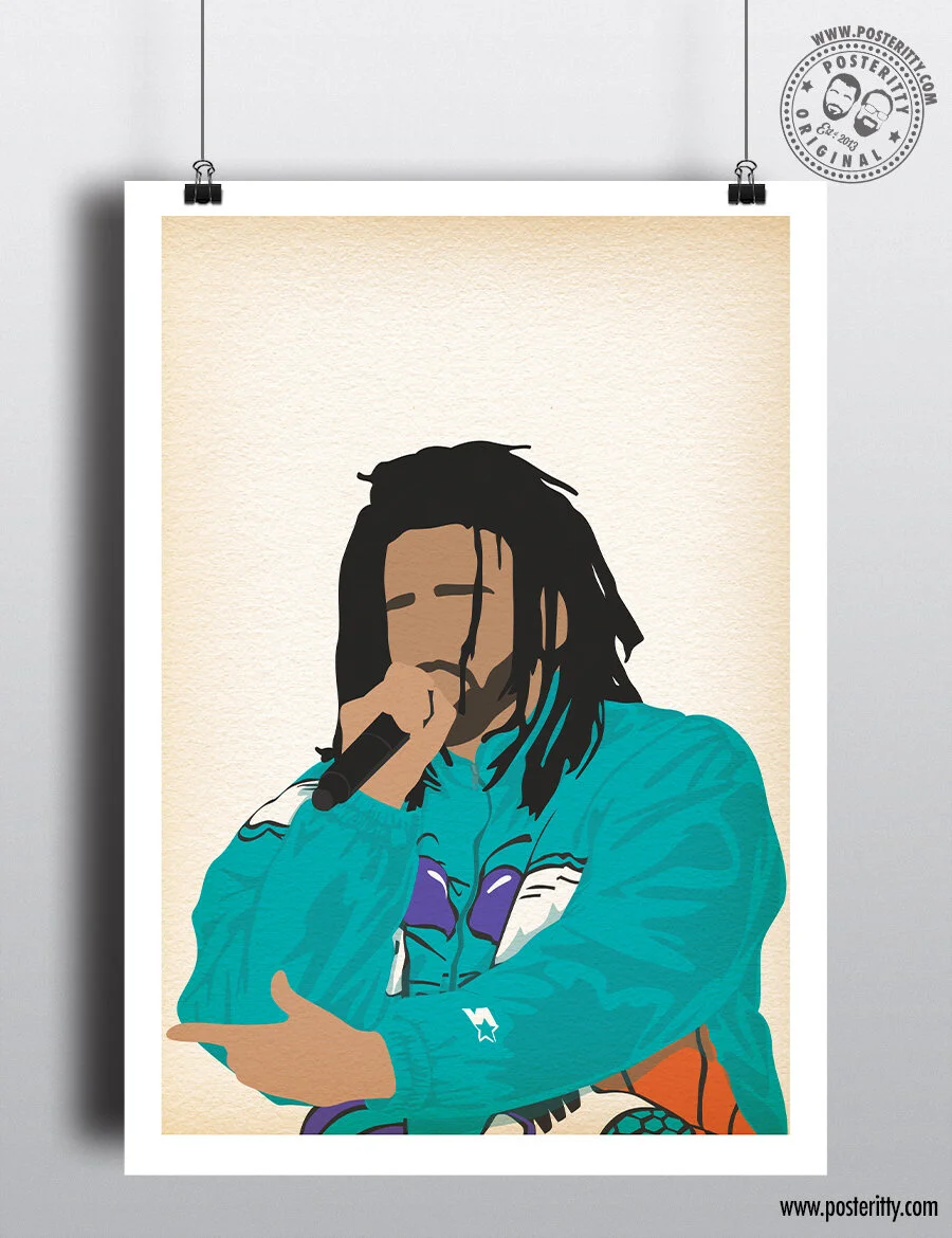 J. Cole - Live - Minimalist Poster