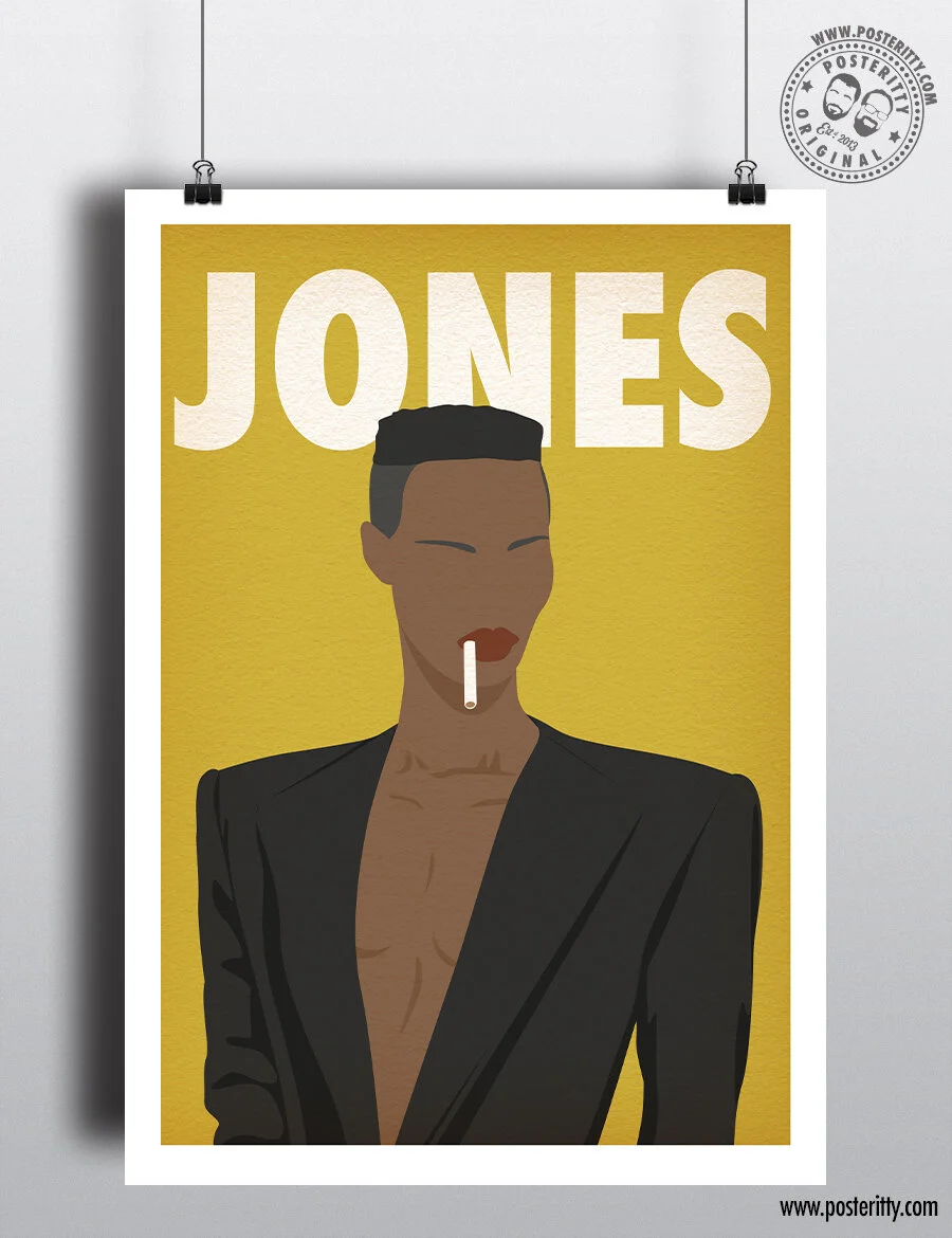 Grace Jones Music Icon - Minimalist Poster