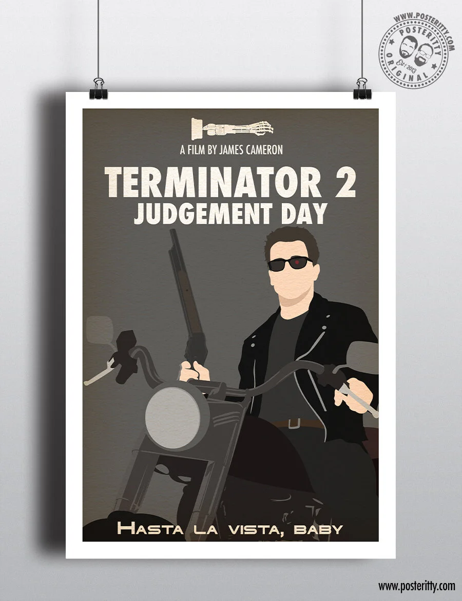Terminator 2 - Minimalist Movie Poster