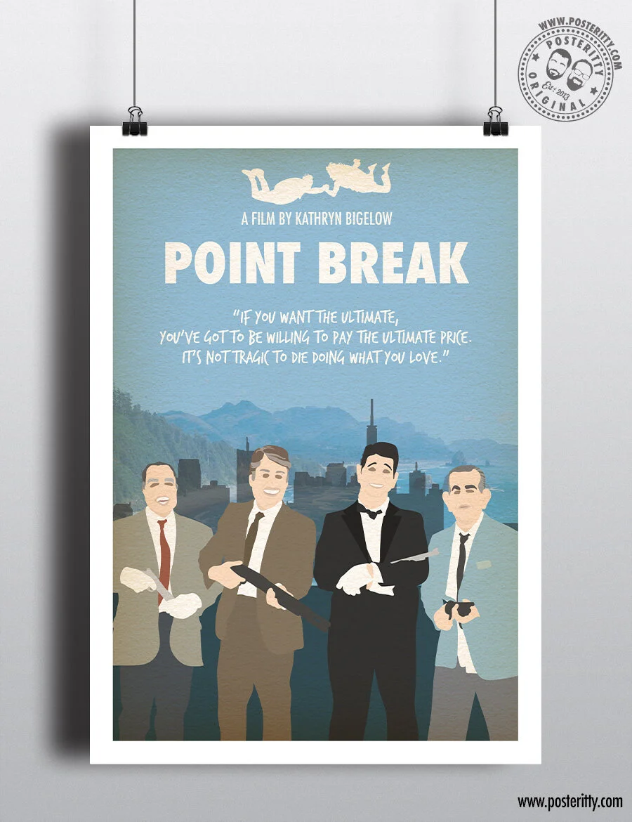Point Break - Minimalist Movie Poster
