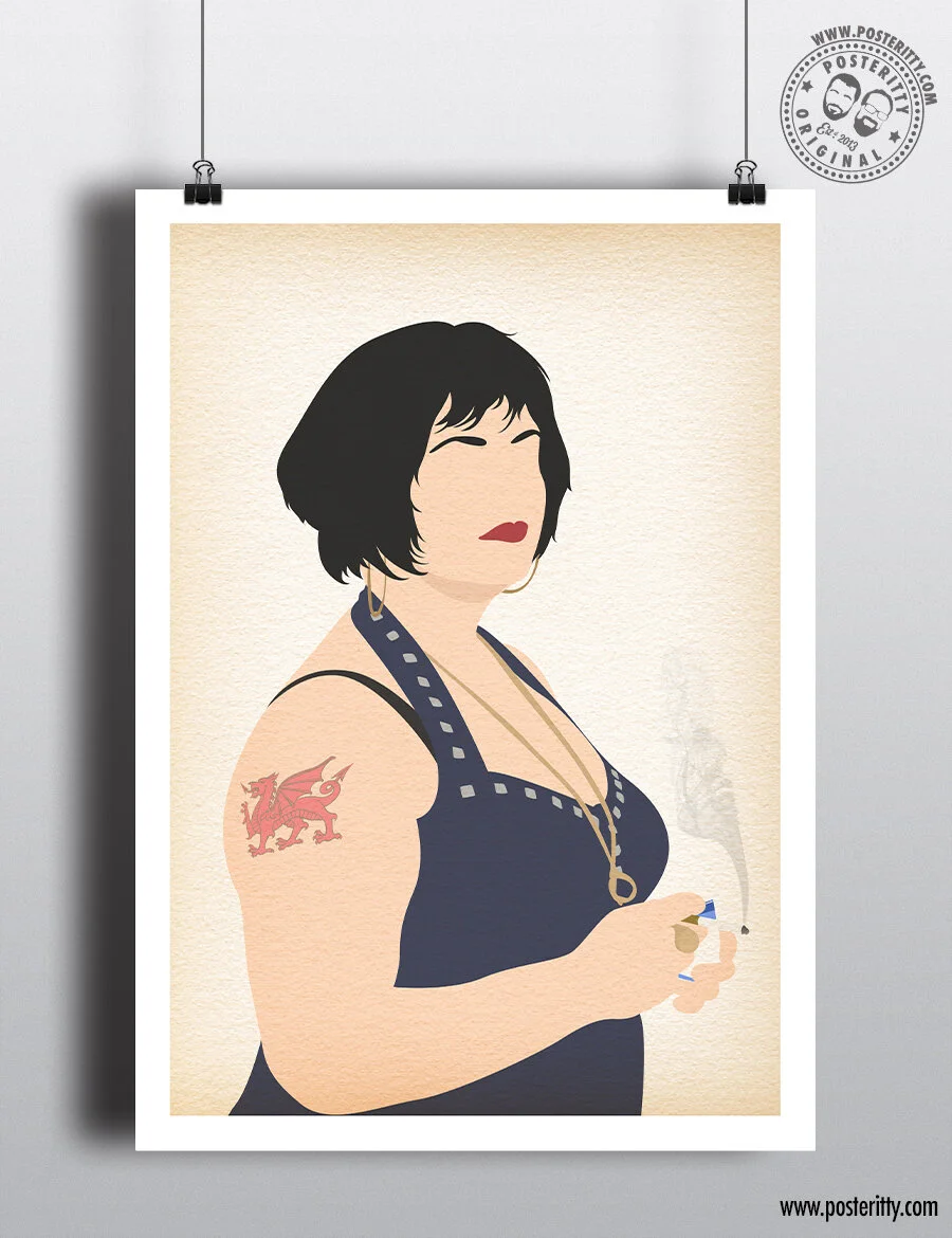 Nessa - Gavin &amp; Stacey - Minimalist Poster