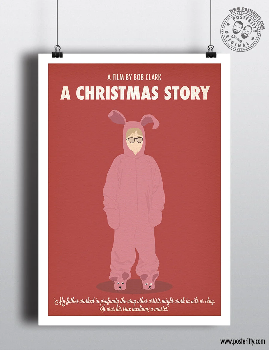 A Christmas Story - Minimalist Christmas Movie Poster