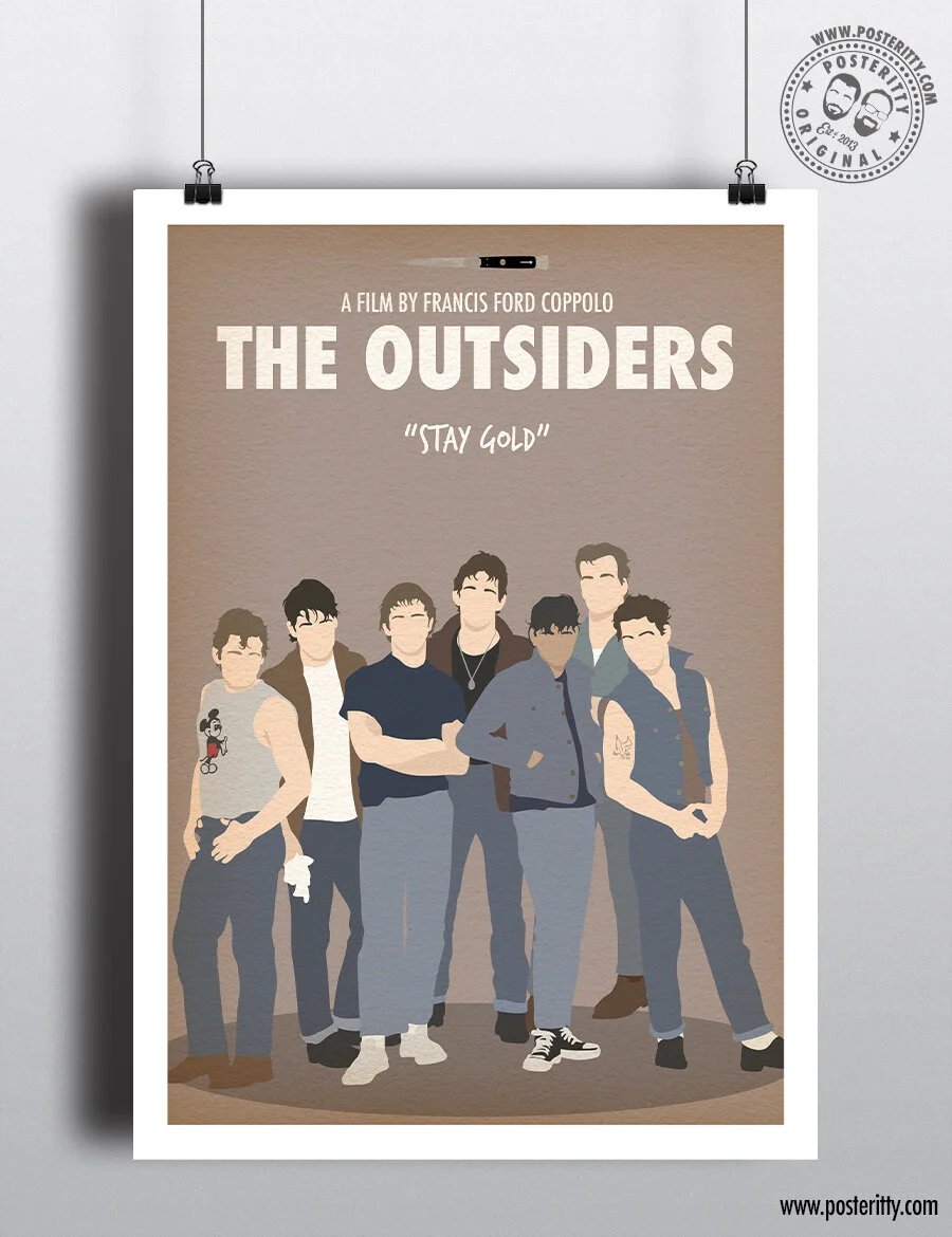 The Outsiders - Minimalist Movie Poster