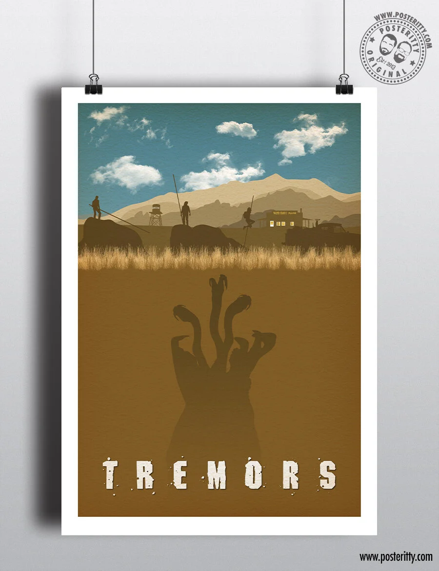 Tremors - Minimalist Movie Poster