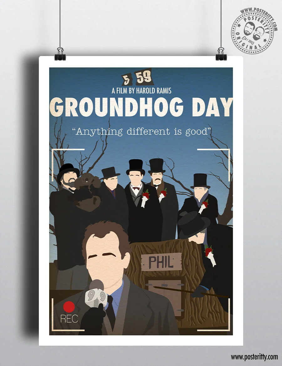 Groundhog Day - Minimalist Movie Poster
