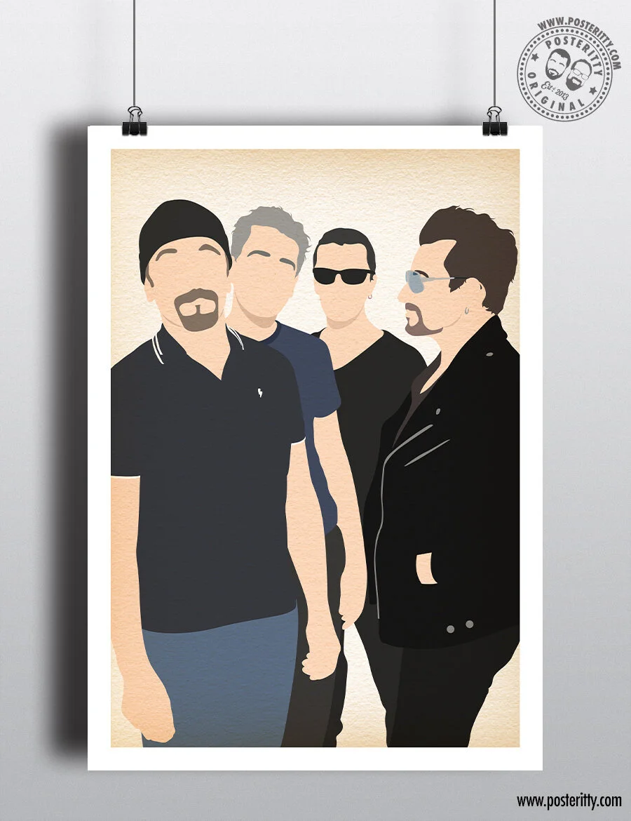 U2 - Minimalist Band Poster