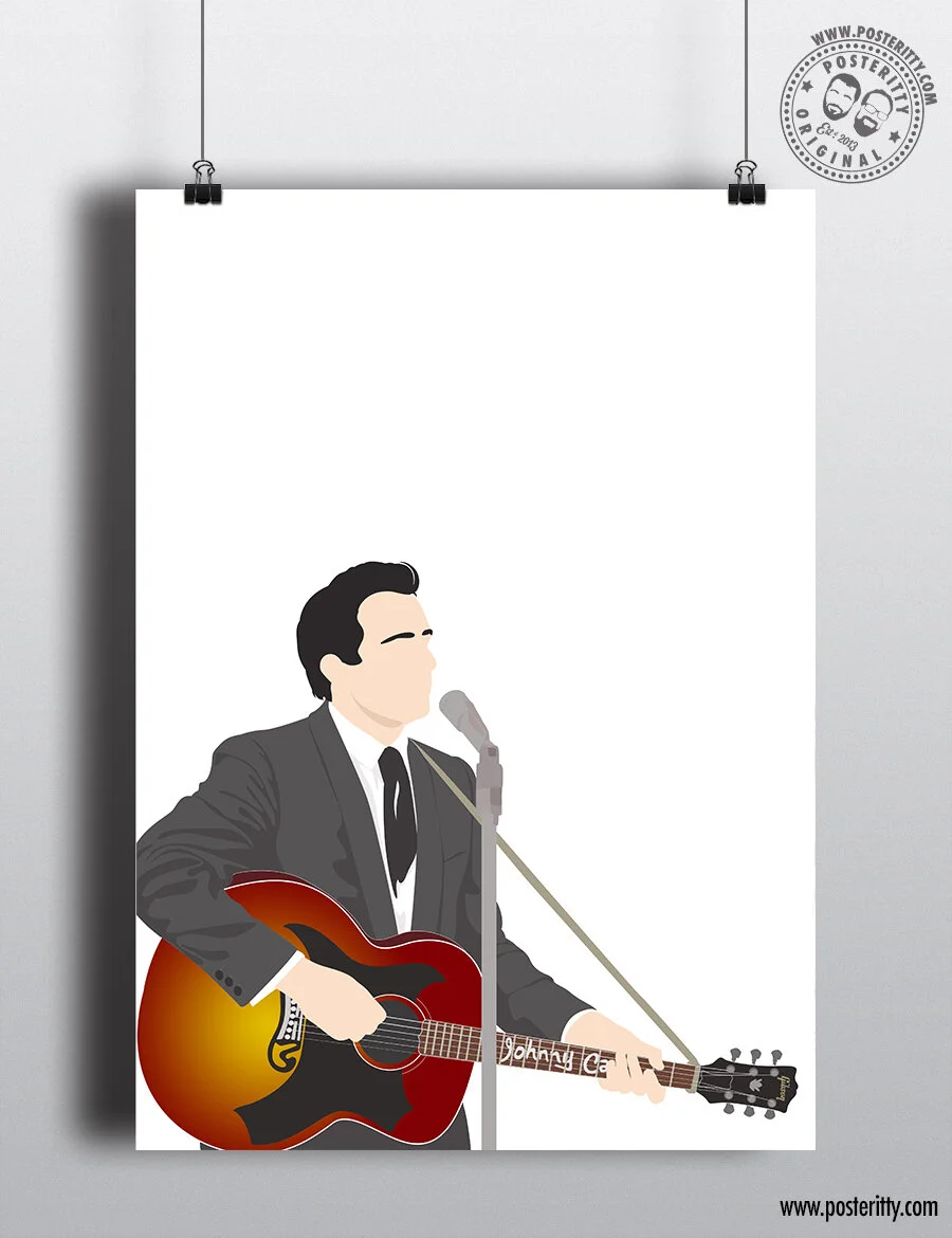 Johnny Cash - Minimalist Poster