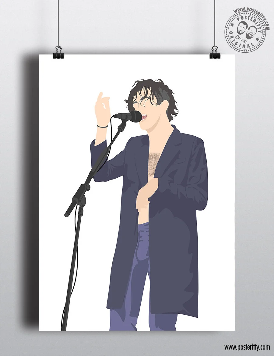 Matt Healy - The 1975 - Latitude 2017 - Minimalist Poster