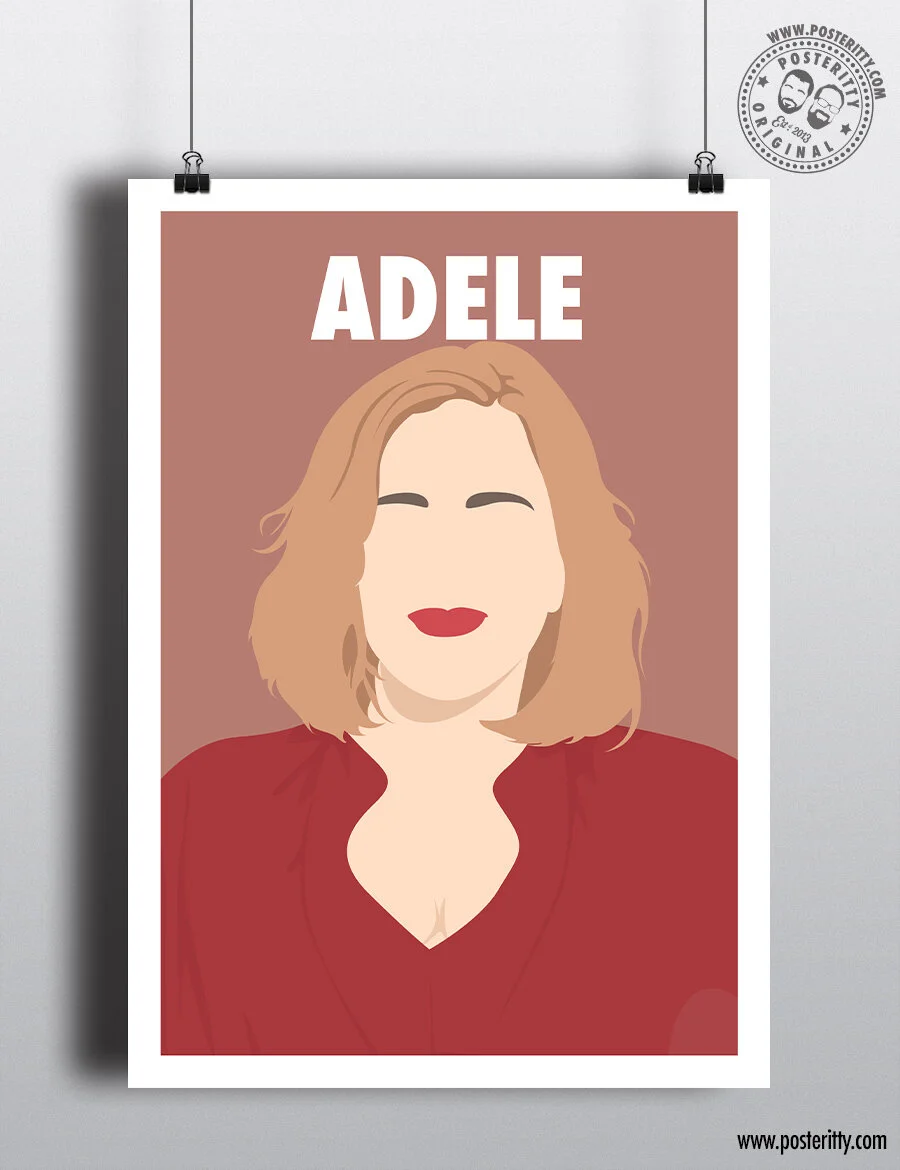 Adele - Minimalist Female Icon Poster