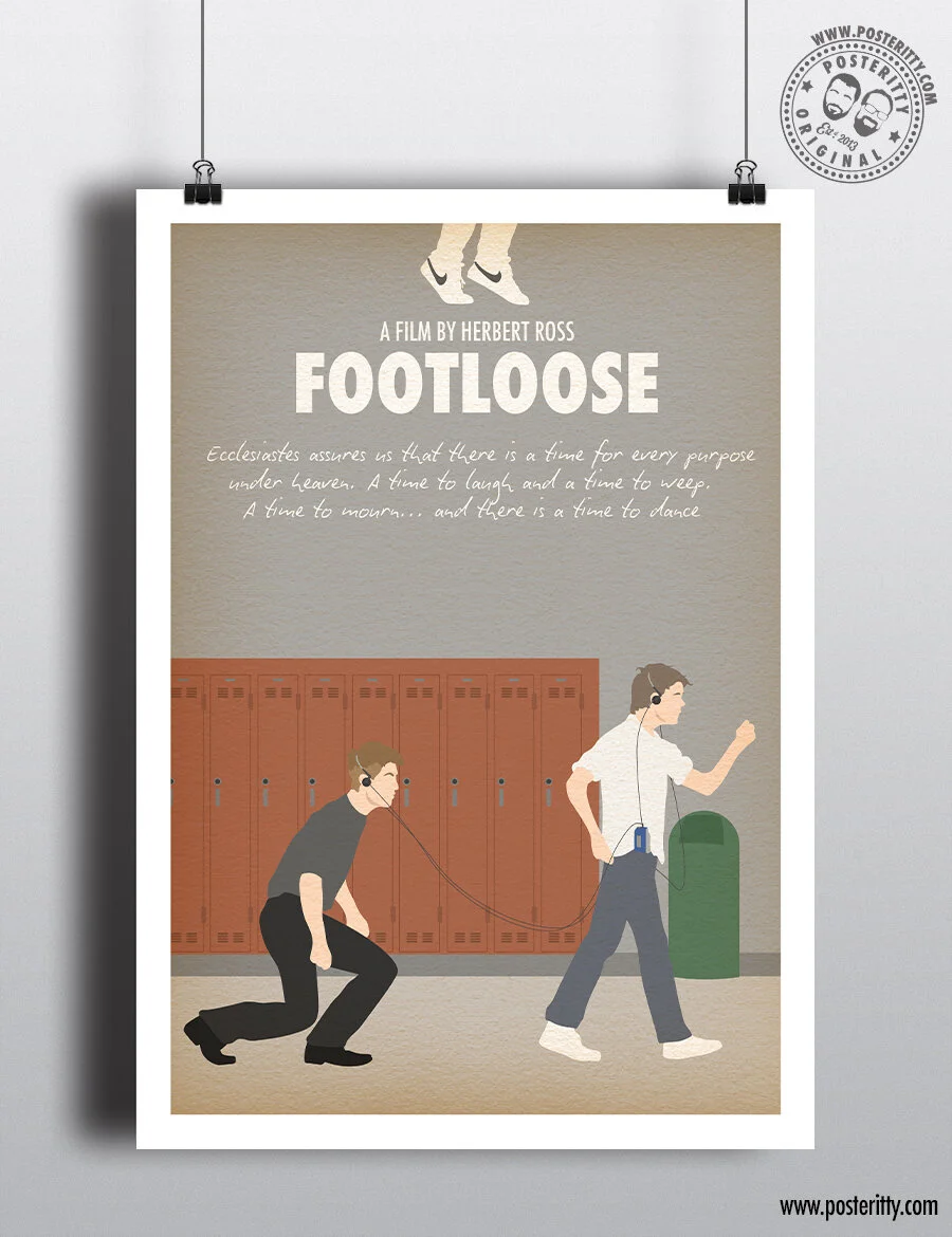 Footloose - Minimalist Movie Poster