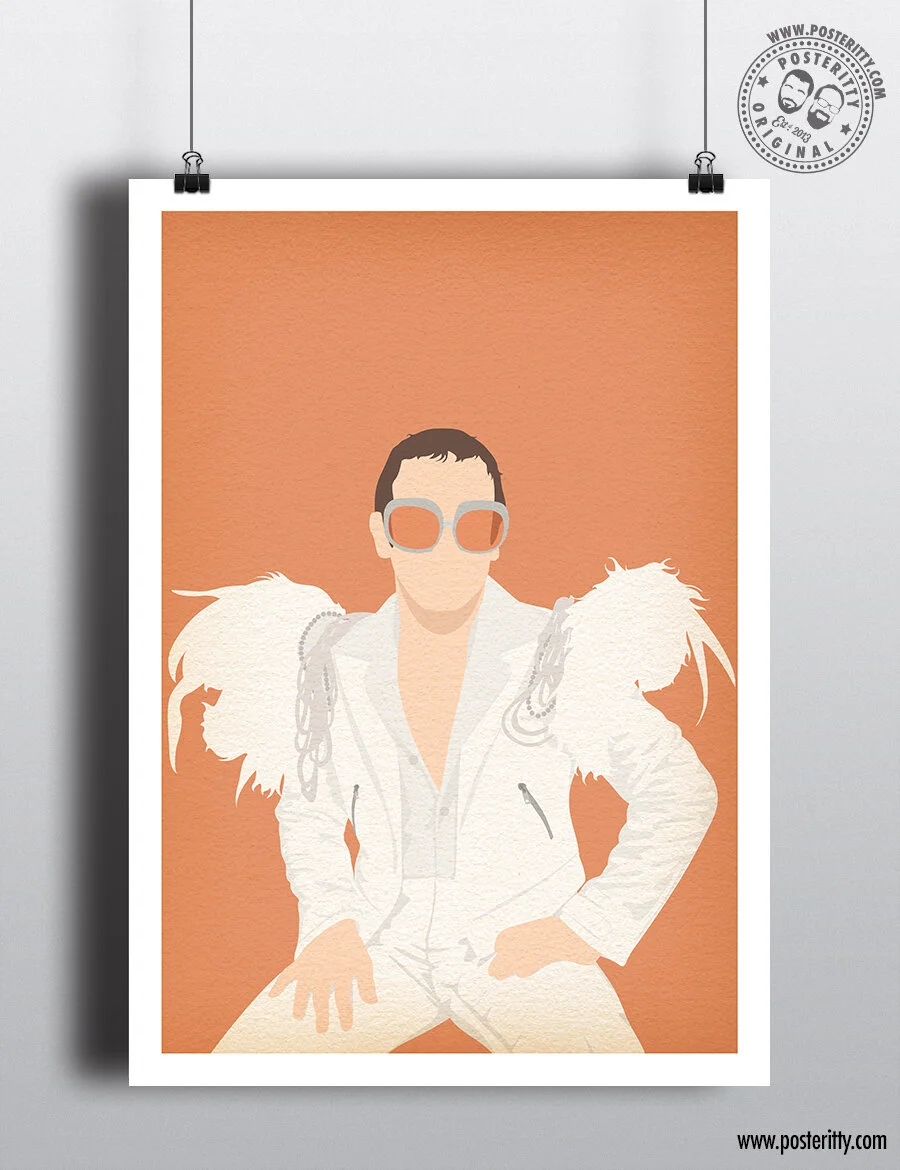 Elton John (Boa) - Minimalist Poster