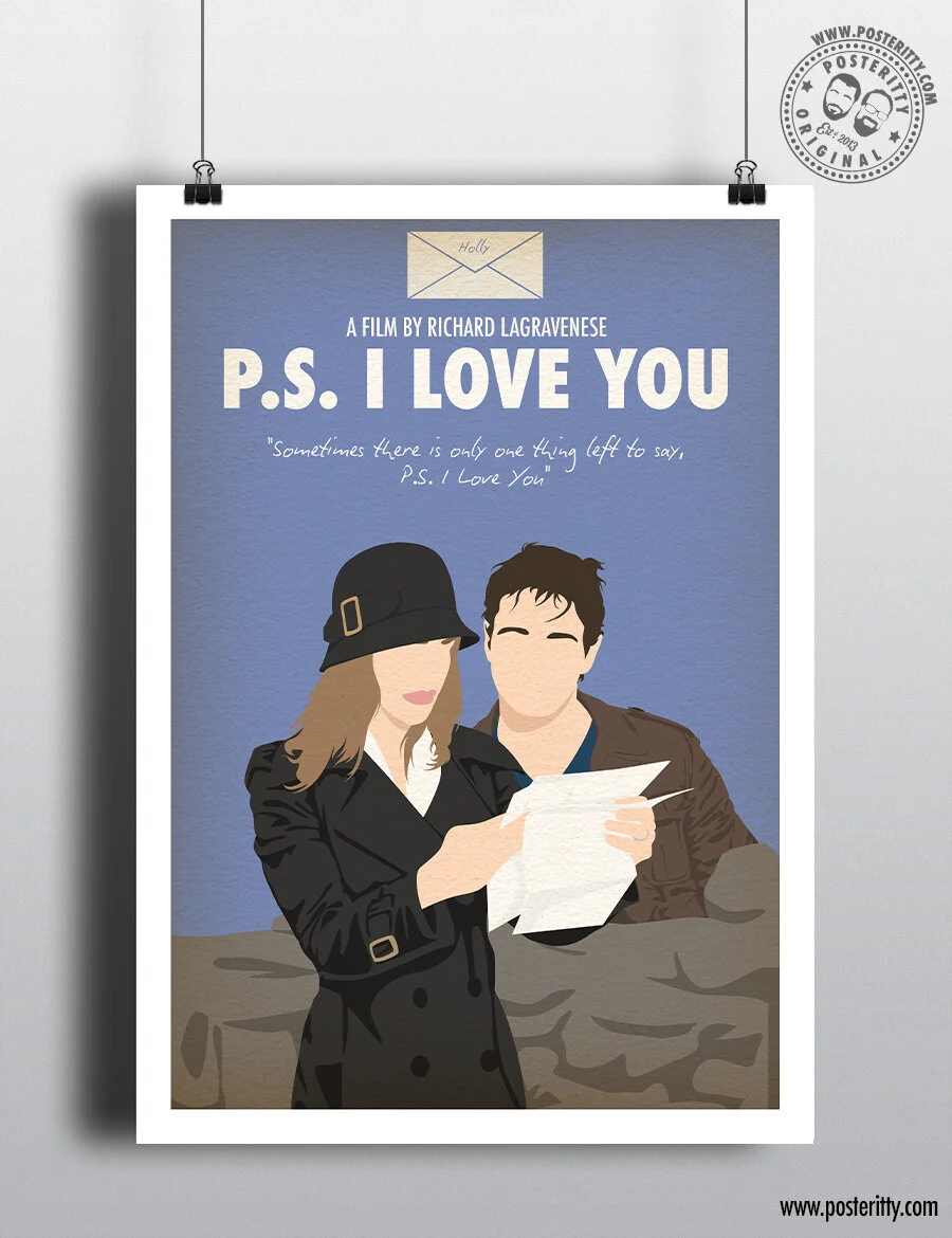 P.S I Love You - Minimalist Movie Poster
