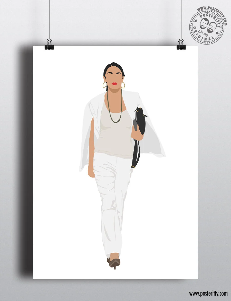 AOC - Minimalist Female Role Model Poster