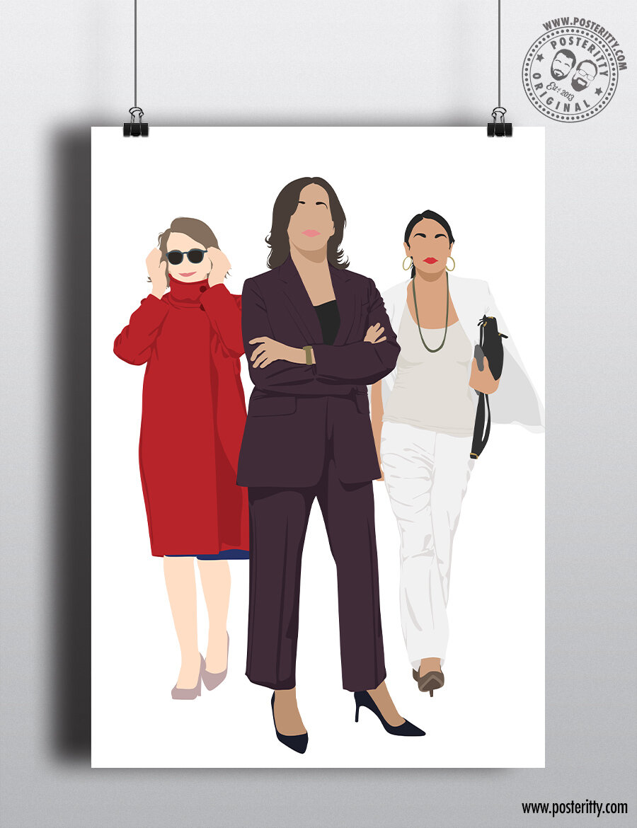 AOC/Kamala Harris/Nancy Pelosi - Minimalist Poster