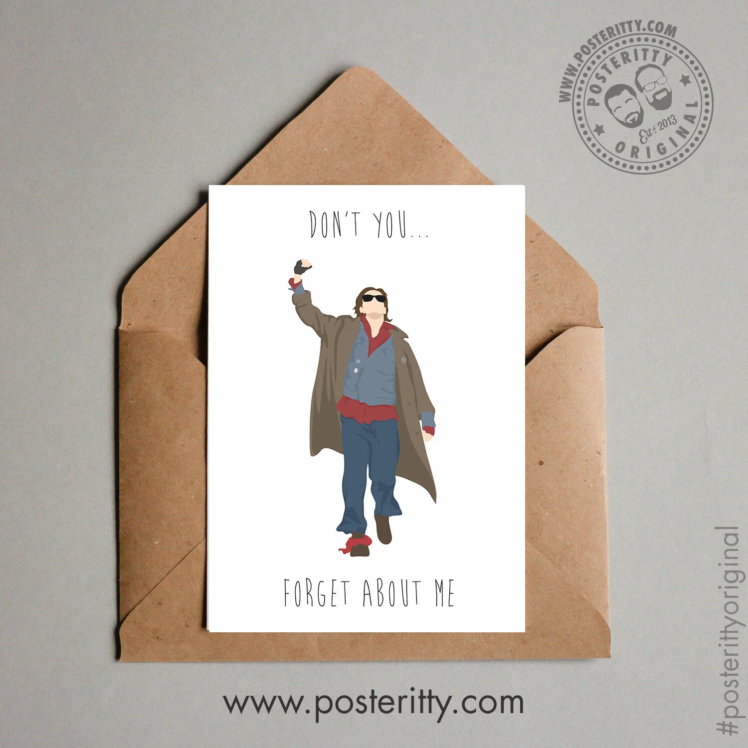 Breakfast Club (Don't you forget...) - Minimalist Valentines Card