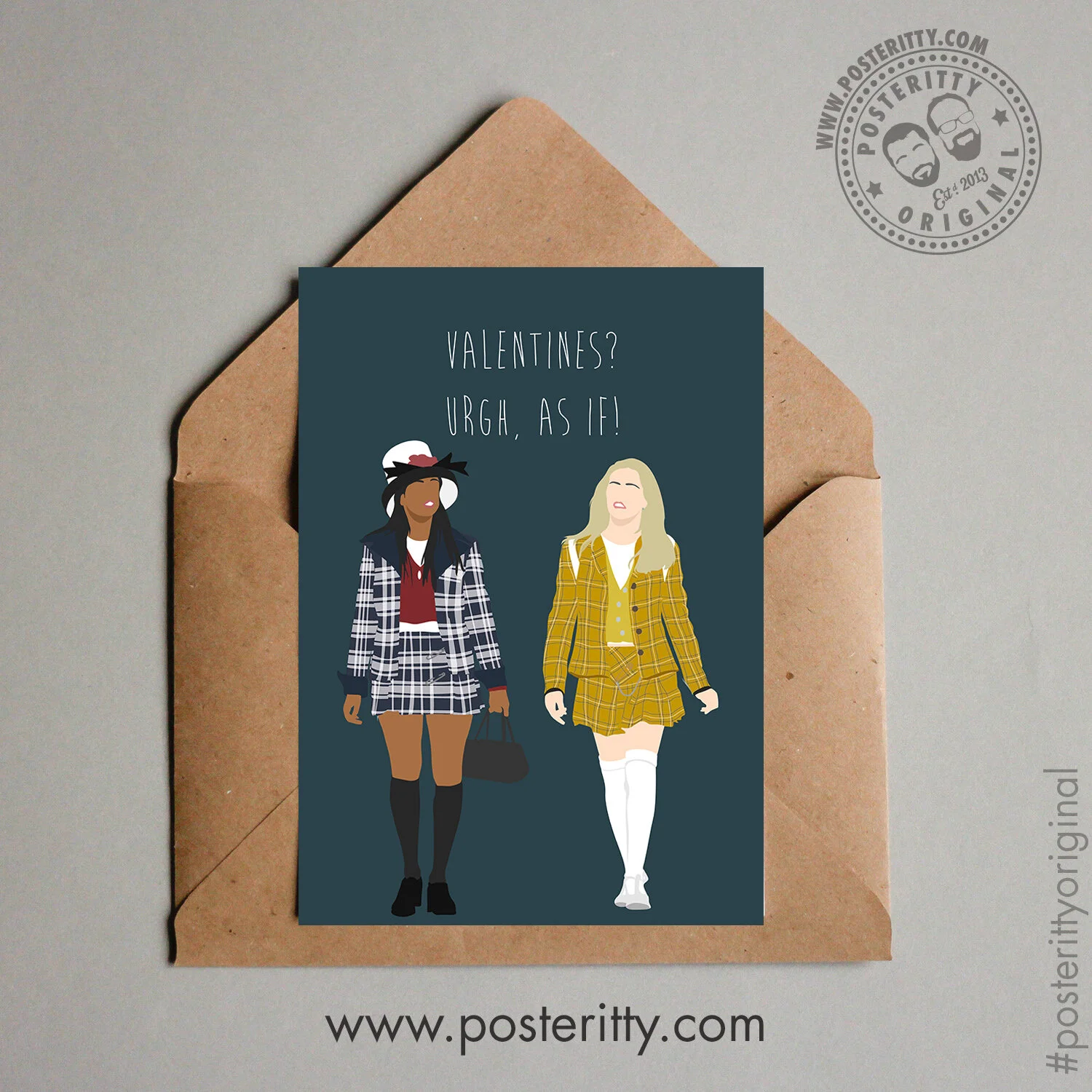 Clueless (As if!) - Minimalist Valentines Card