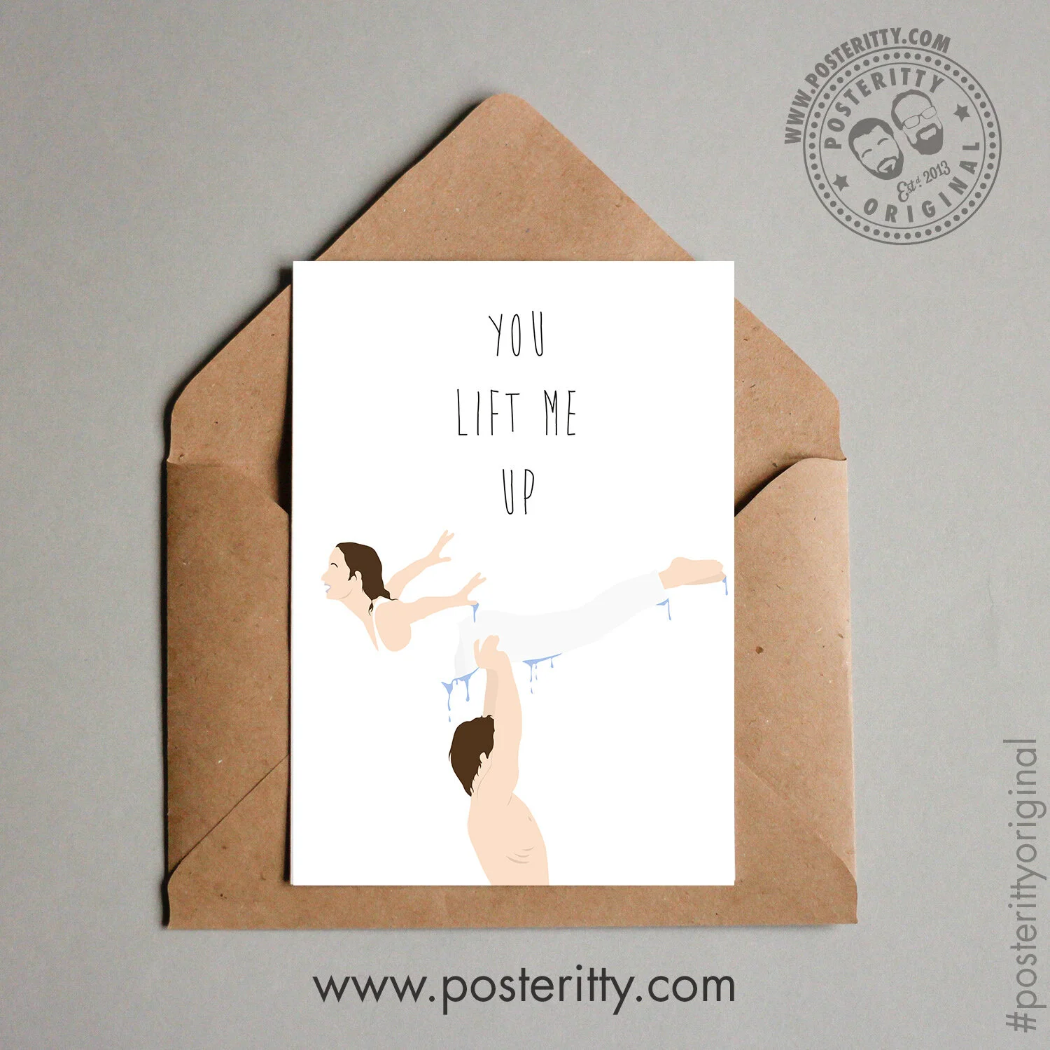 Dirty Dancing (Lift...) - Minimalist Valentines Card