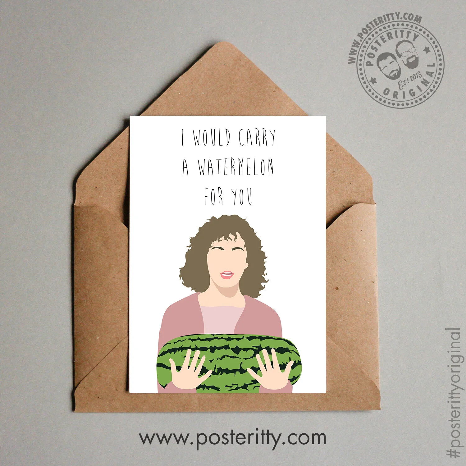 Dirty Dancing (...Watermelon) - Minimalist Valentines Card